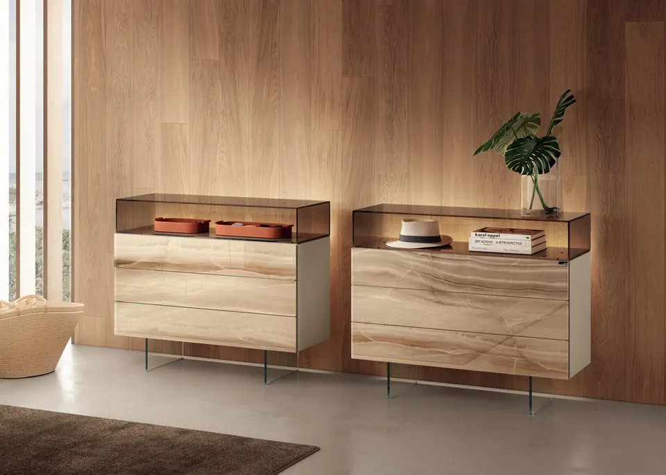 36e8 Glass chest of drawers — Lago, photo 2