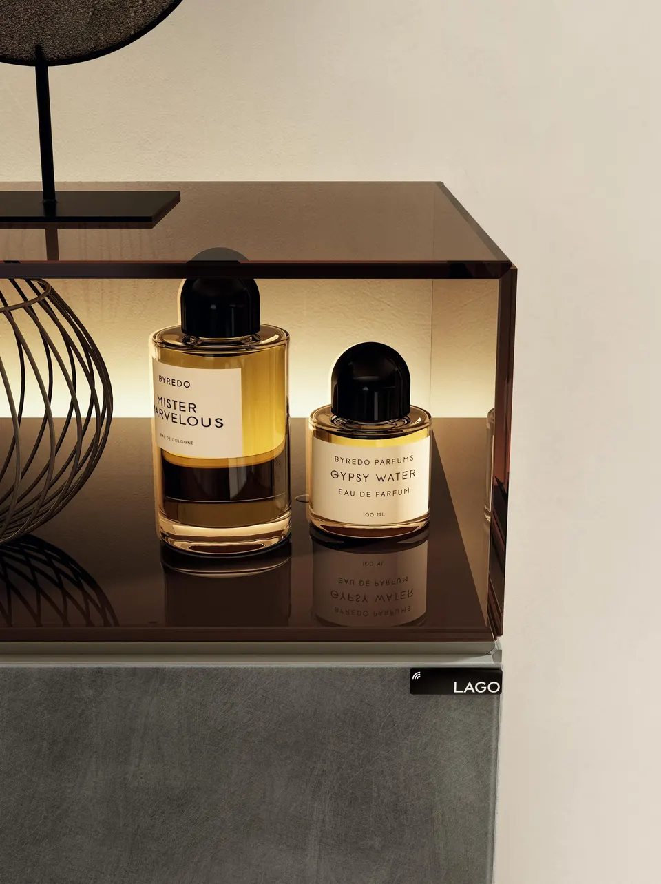 36e8 Glass chest of drawers — Lago, photo 10
