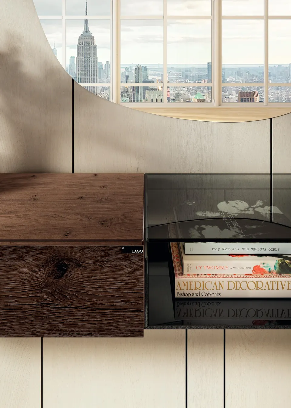 Consola 36e8 Glass — Lago, foto 3