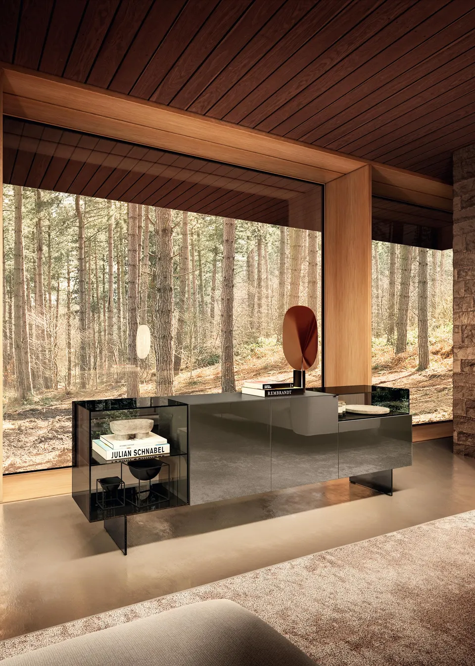 36e8 Glass Sideboard — Lago, foto 2