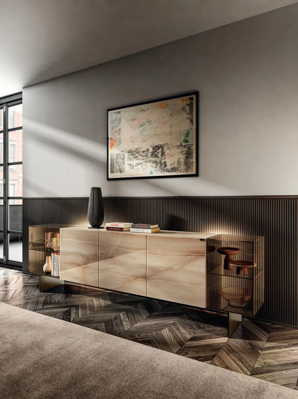 36e8 Glass Sideboard — Lago, foto 7