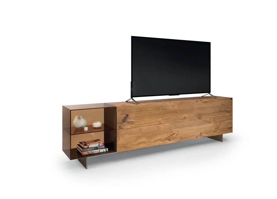 36e8 Glass TV Stauraumsystem — Lago, foto 5