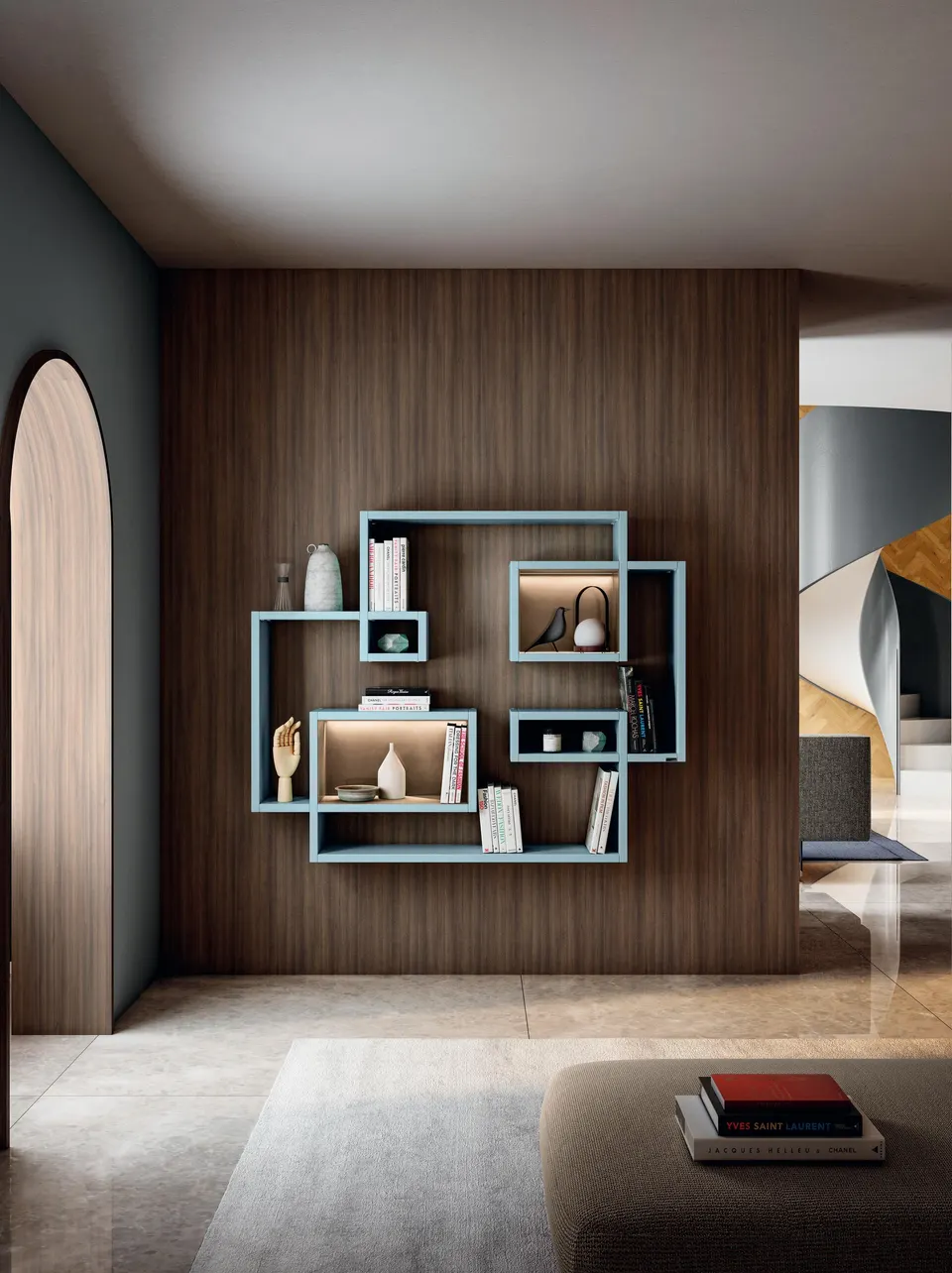 LagoLinea bookcase — Lago, photo 9