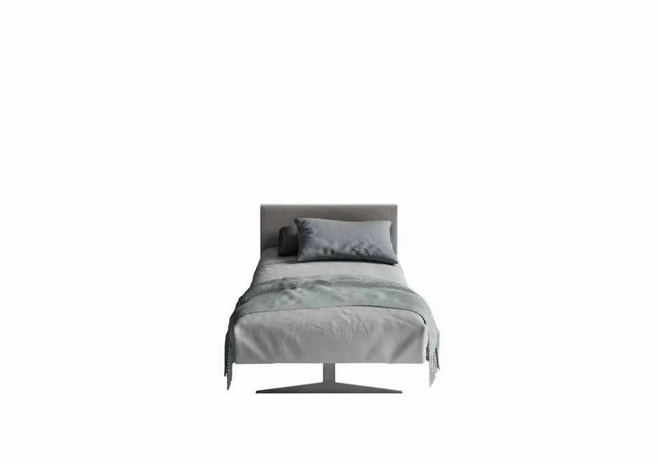 Steel Single Bett — Lago