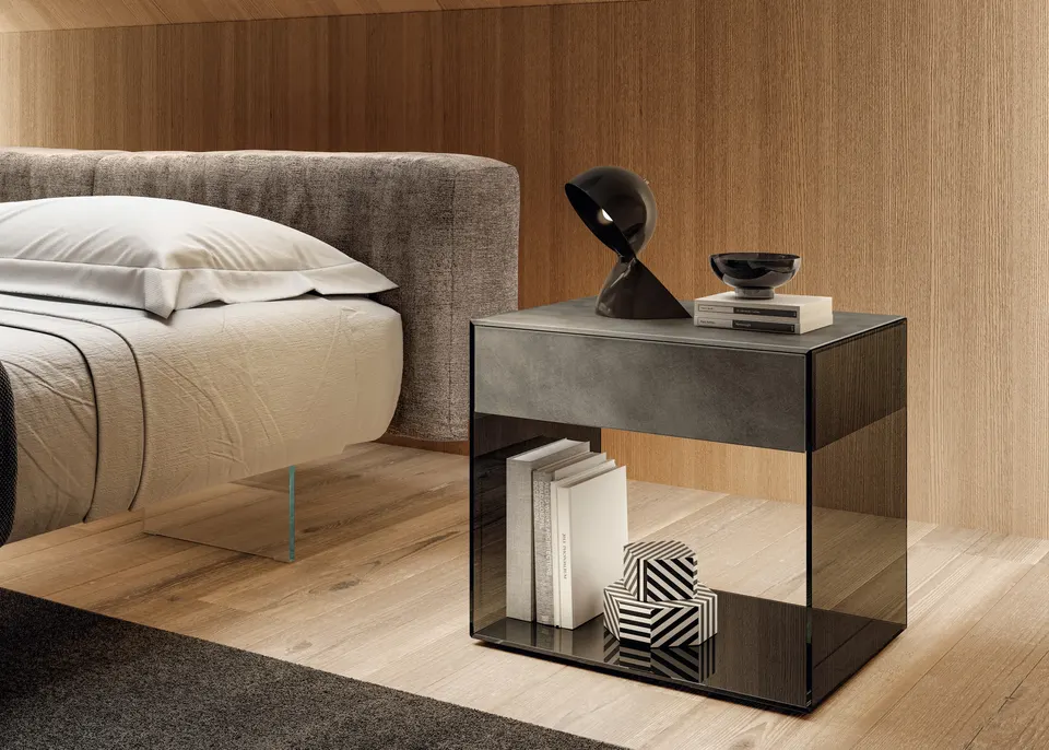 UpGlass bedside table — Lago, photo 7