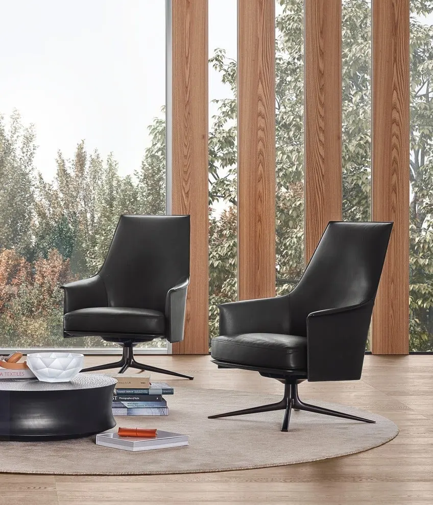 Stanford Lounge Fauteuil — Poliform, foto 2