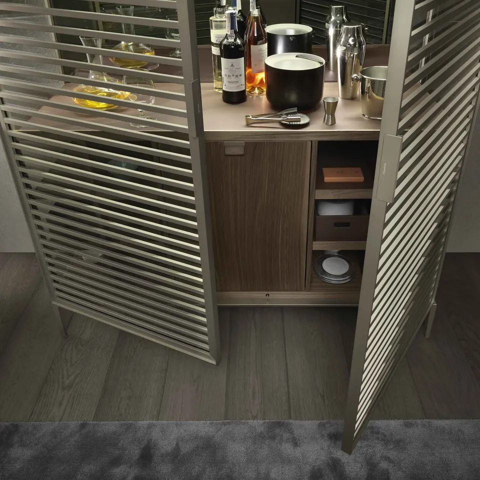 Alambra bar cabinet storage system — Rimadesio, photo 1