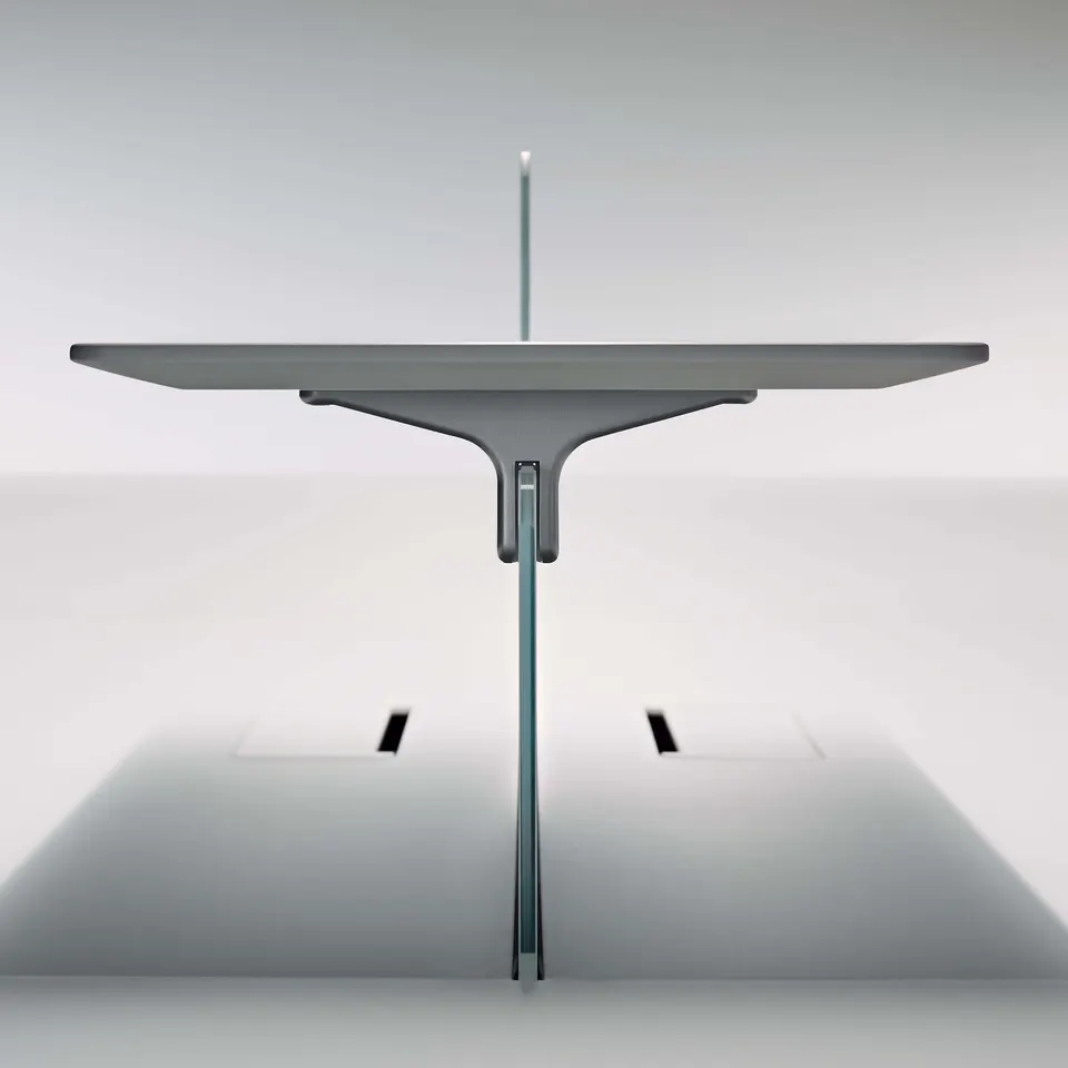 Flat system desk — Rimadesio, photo 3