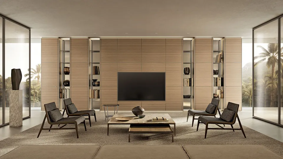 Modulor Boiserie wall panelling — Rimadesio
