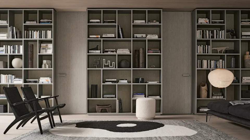 Opus bookcase — Rimadesio, photo 1