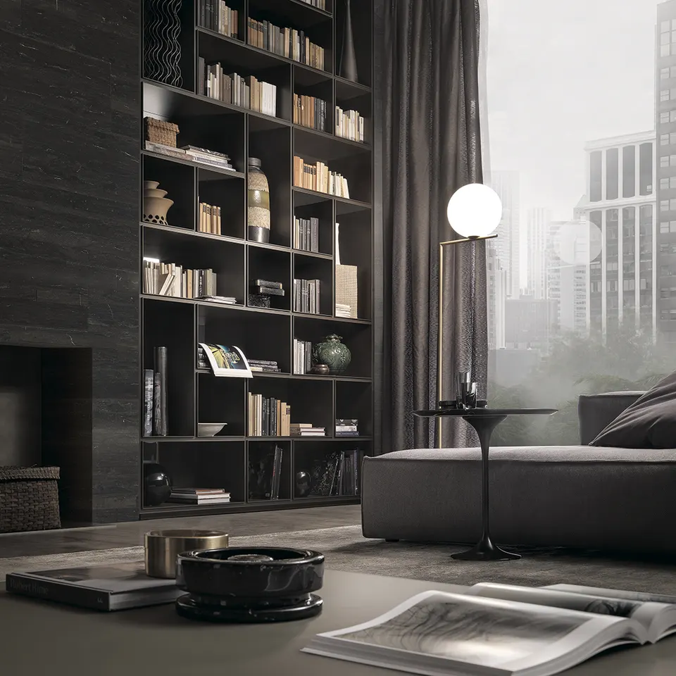 Opus bookcase — Rimadesio, photo 2