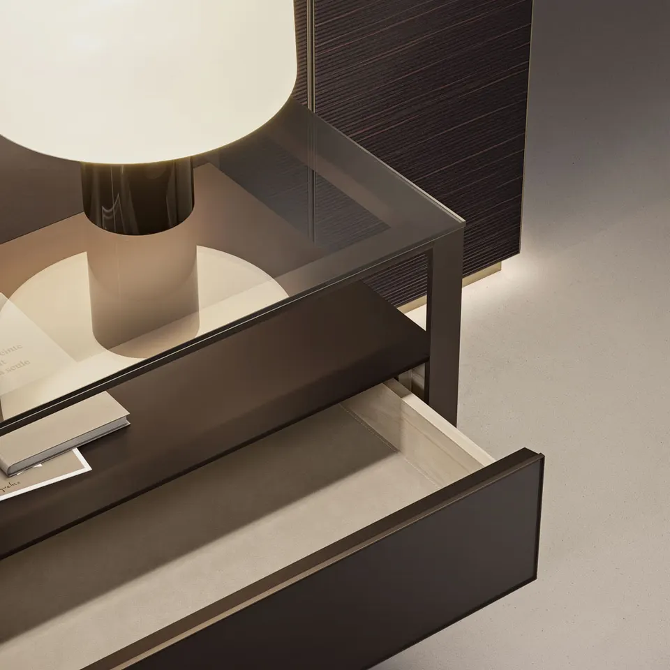 Rialto bedside table — Rimadesio, photo 2