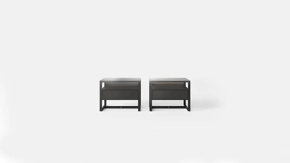 Rialto bedside table — Rimadesio, photo 6