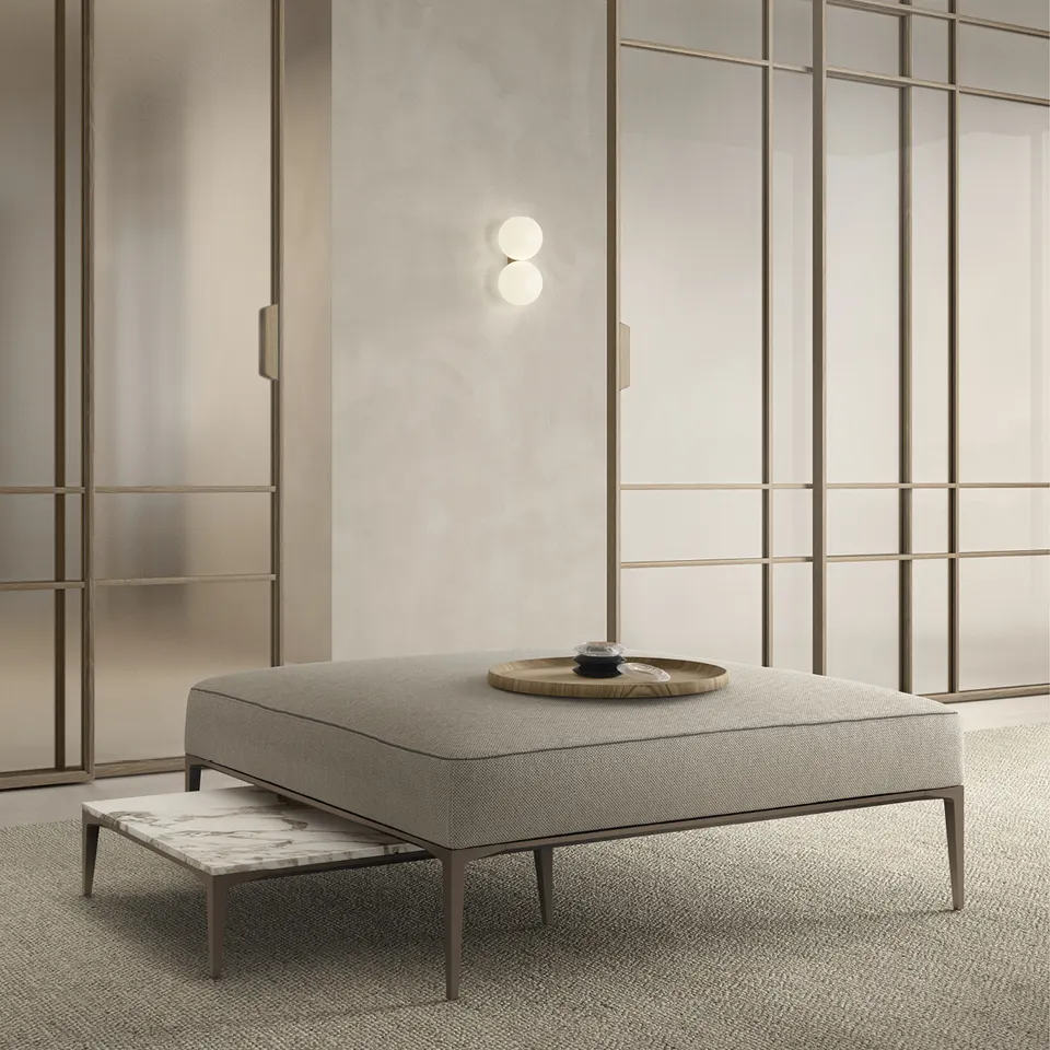 Pouf Tray — Rimadesio, photo 1
