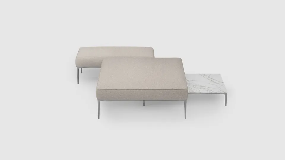 Pouf Tray — Rimadesio, photo 4
