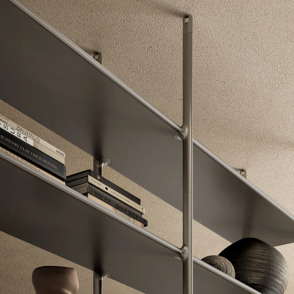 Wind bookcase — Rimadesio, photo 2