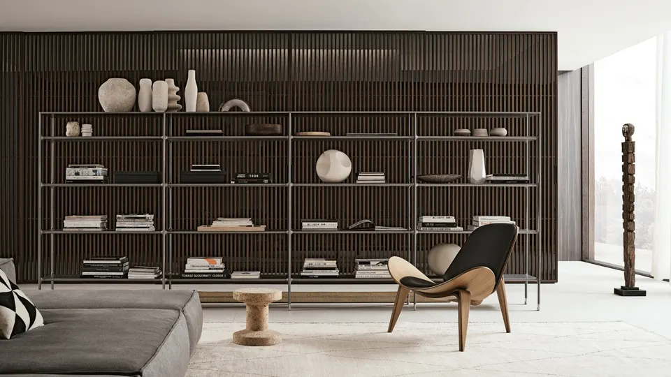 Wind bookcase — Rimadesio, photo 3