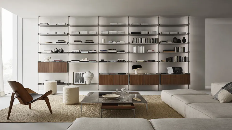 Zenit bookcase — Rimadesio