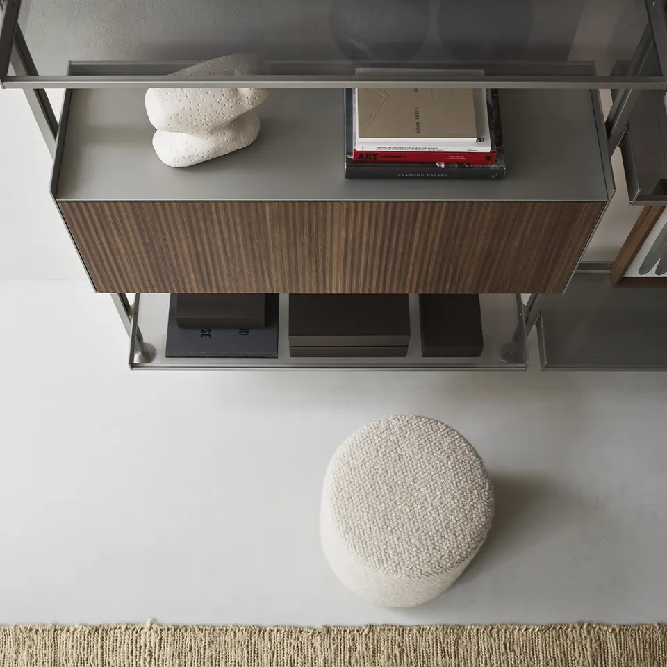 Zenit bookcase — Rimadesio, photo 2
