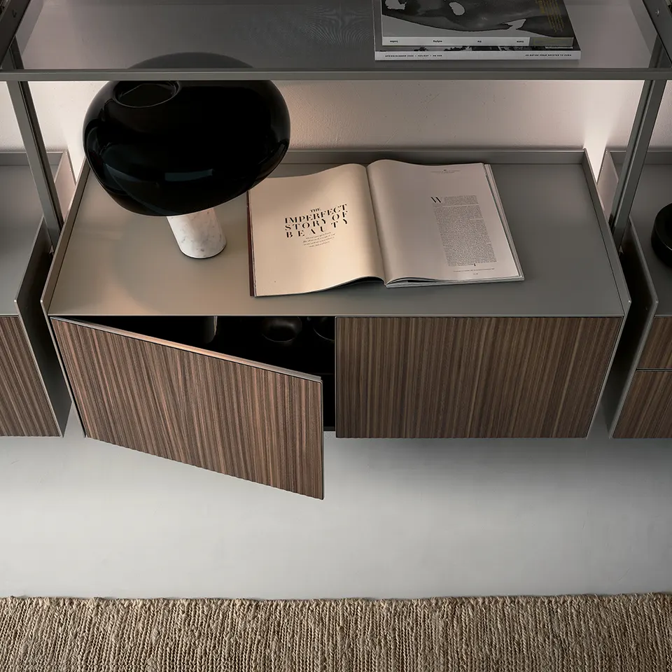 Zenit bookcase — Rimadesio, photo 5