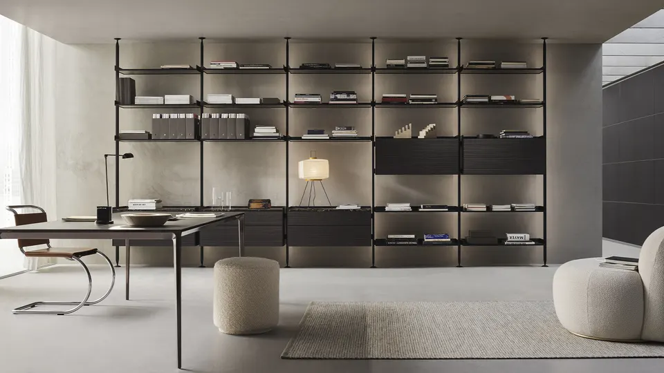 Zenit bookcase — Rimadesio, photo 6