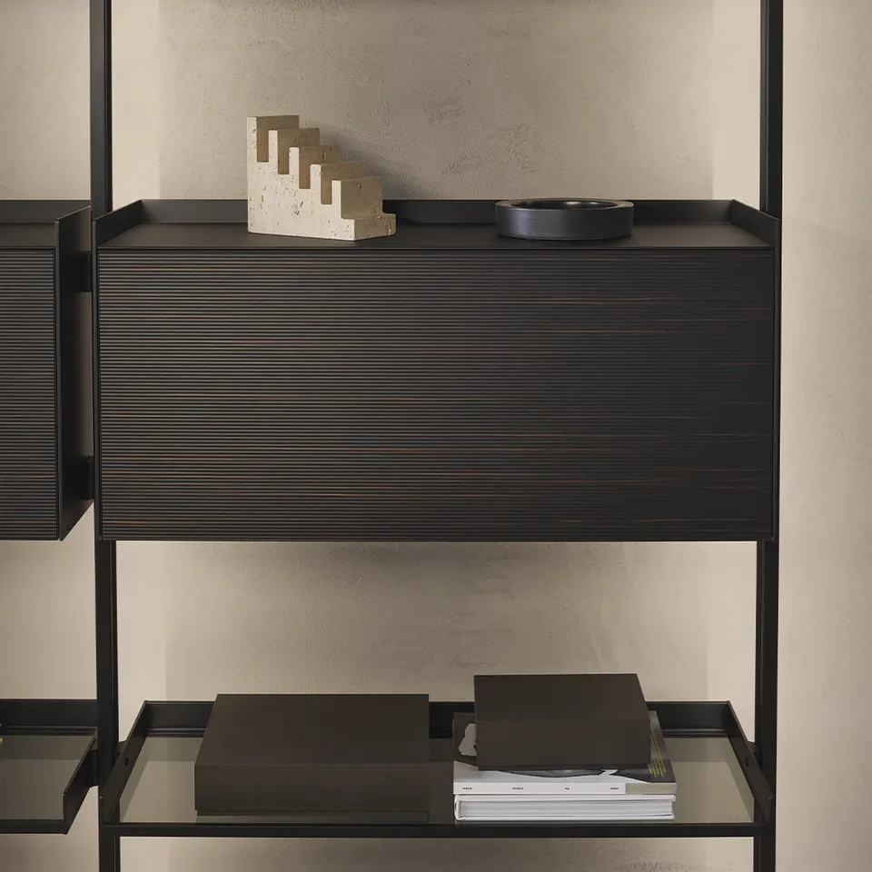 Zenit bookcase — Rimadesio, photo 7
