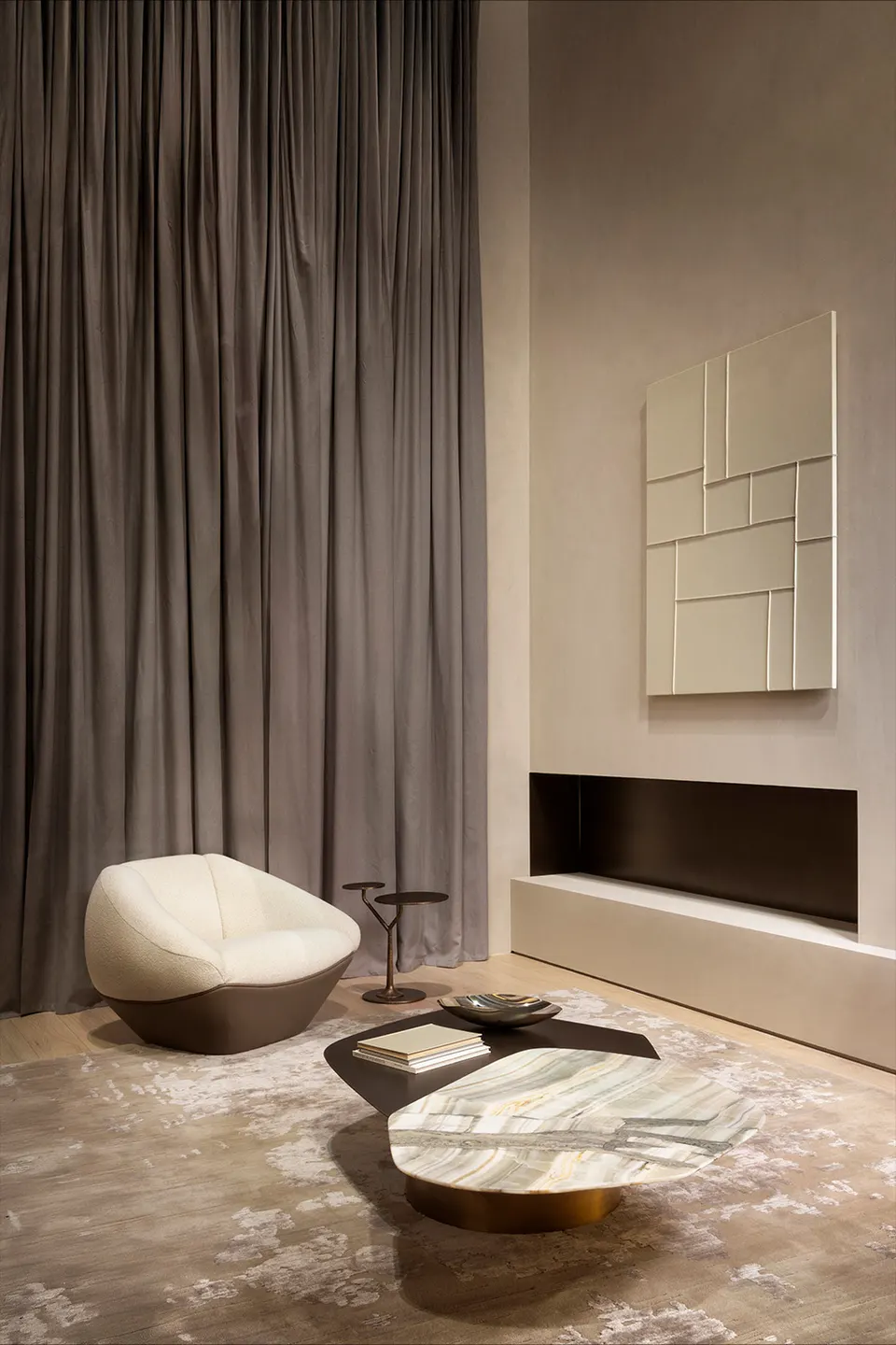 Tapis Atic Grey — Rugiano, photo 2