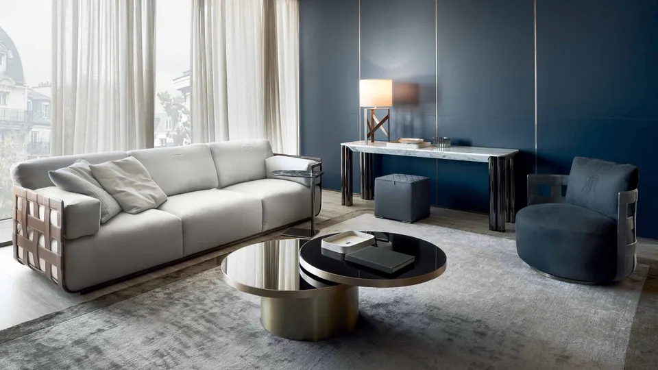 Braid Round armchair — Rugiano, photo 1
