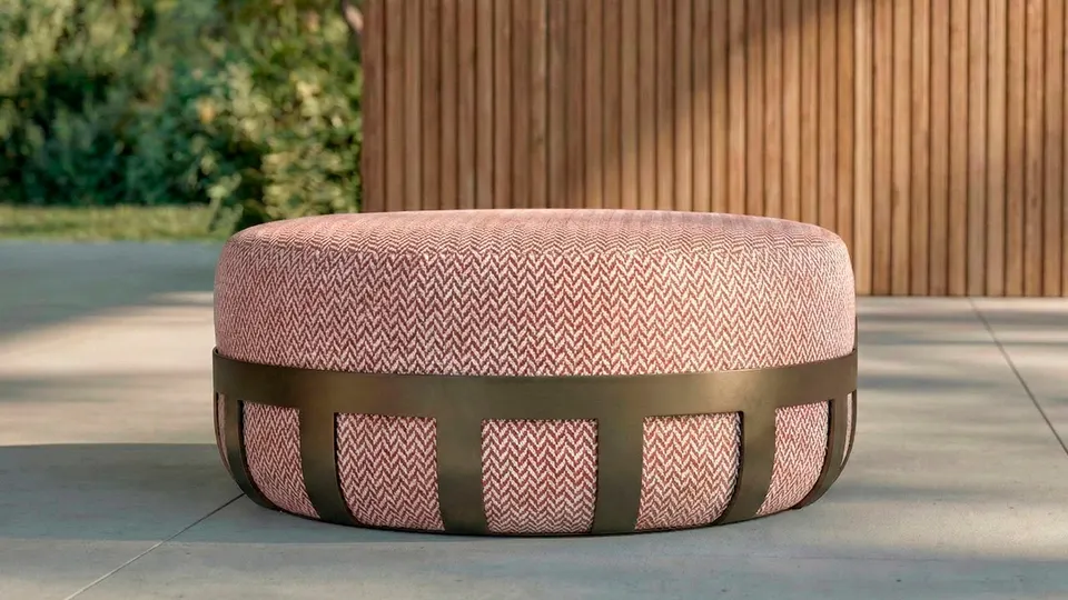 Pouf Dafne Round Outdoor — Rugiano, photo 2