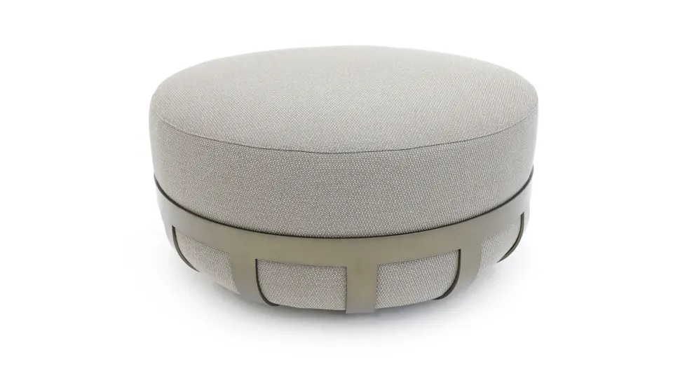 Dafne Round Outdoor Pouf — Rugiano