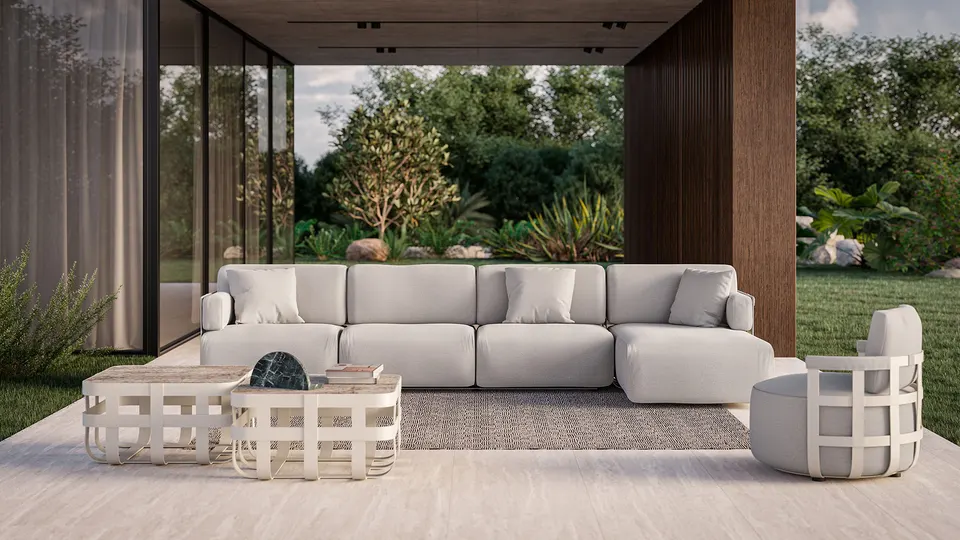 Dafne Square Couchtisch — Rugiano, foto 5