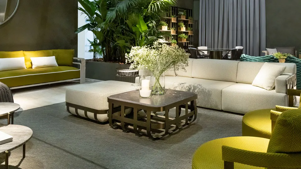 Dafne Square Pouf — Rugiano, foto 1