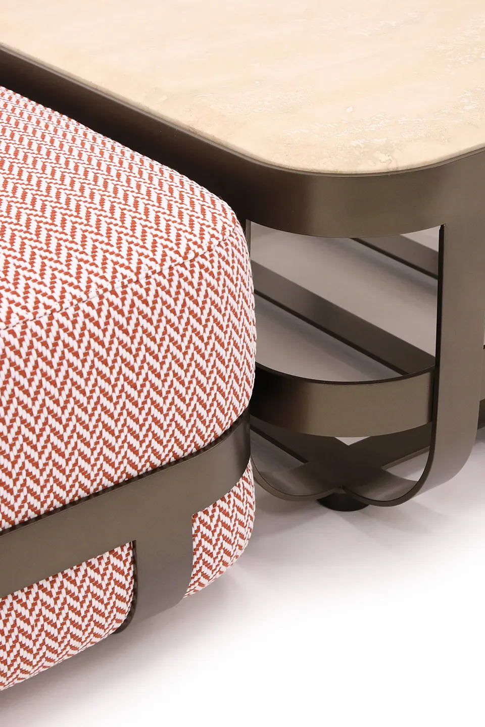 Dafne Square Pouf — Rugiano, foto 4
