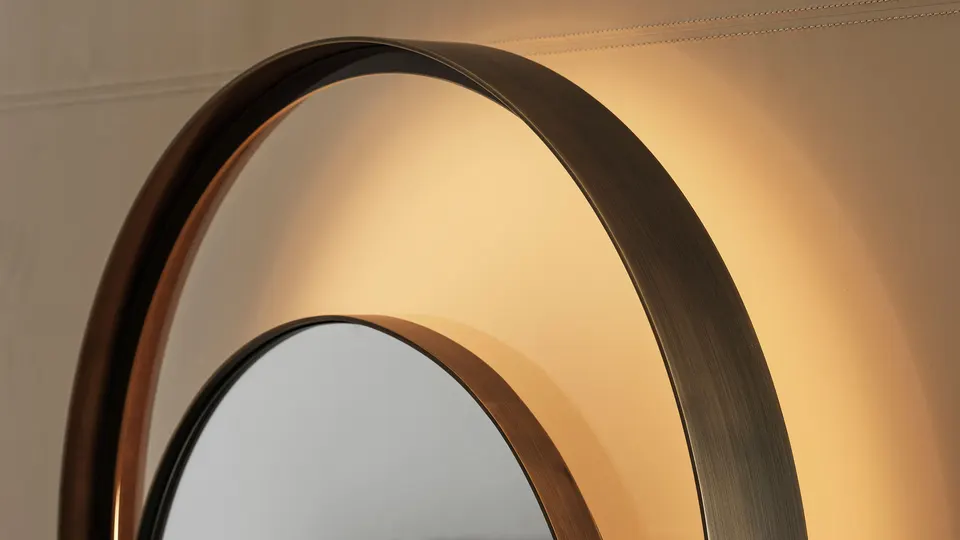 Double Ring mirror — Rugiano, photo 2