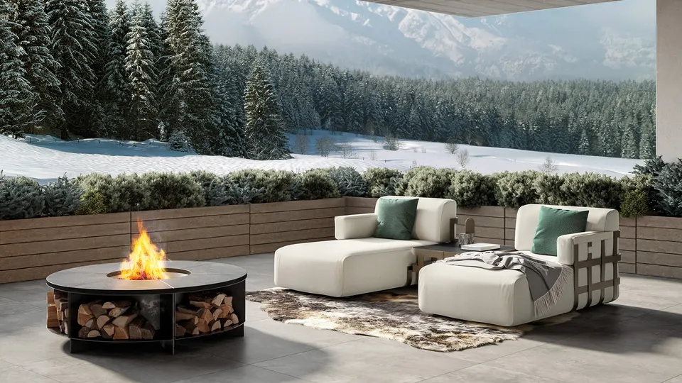 Уличный очаг Fireplace — Rugiano