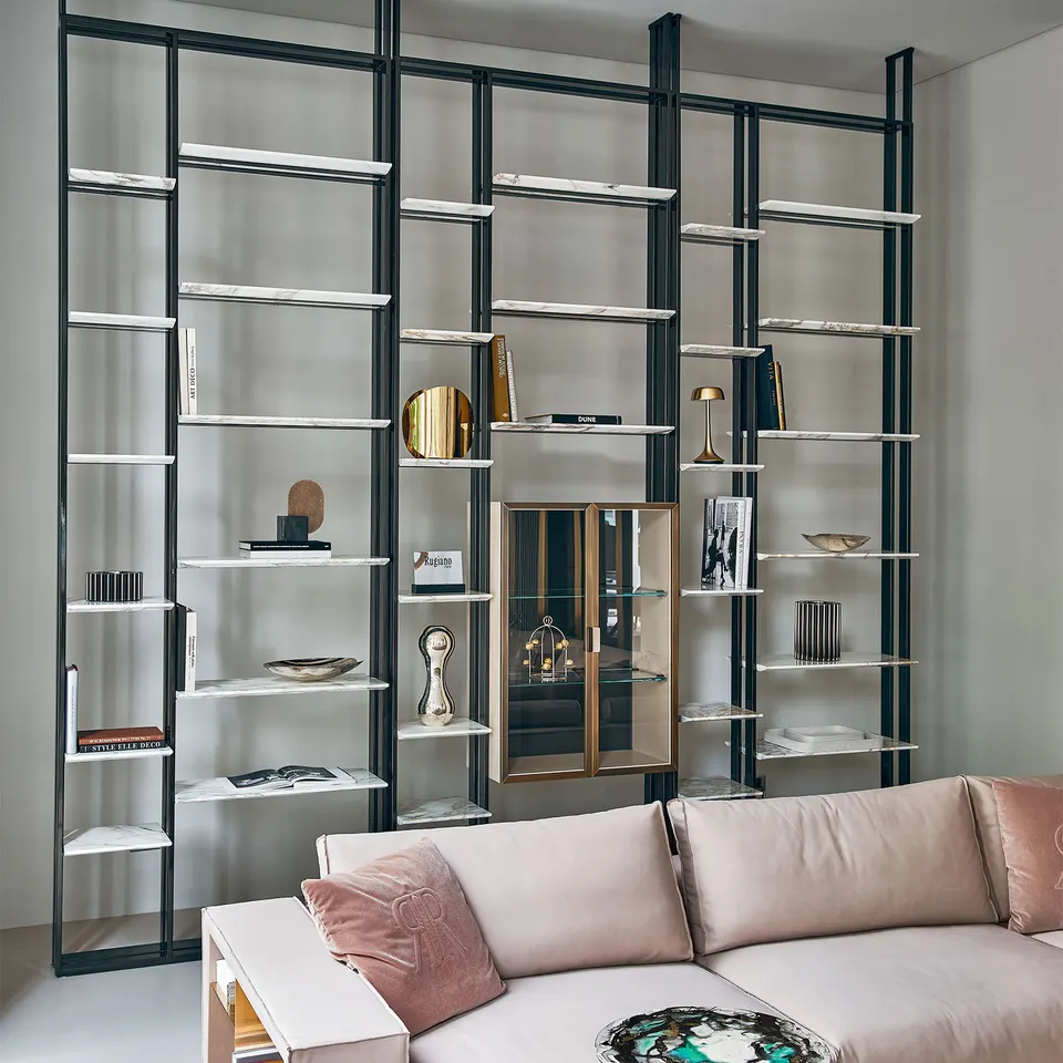 Frame Glass Bücherregal — Rugiano, foto 3