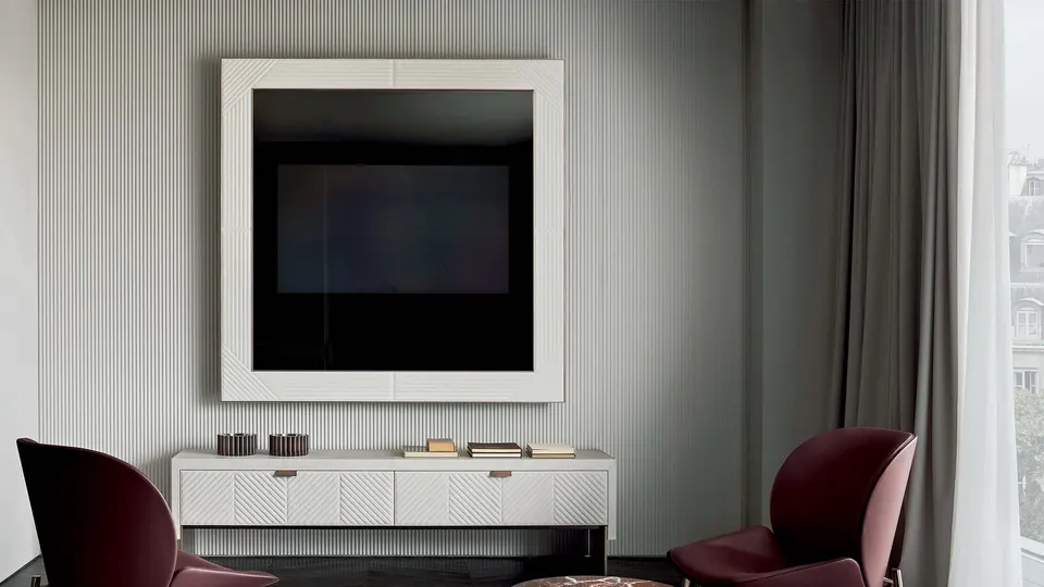 Sistema de almacenaje Ghost Tv — Rugiano