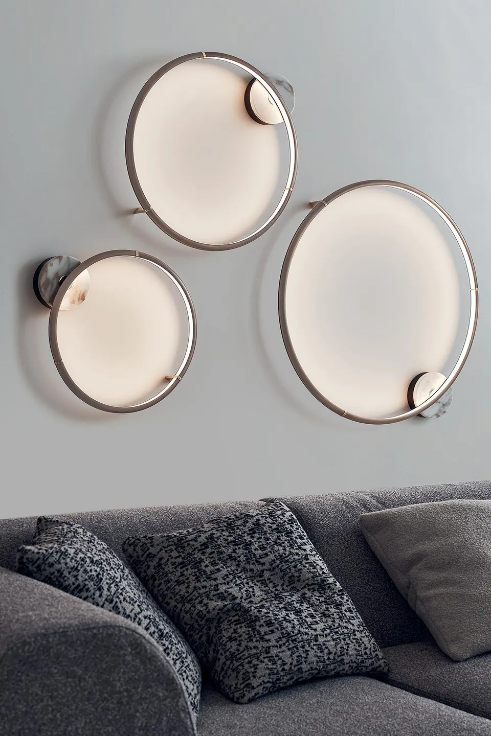 Halo Applique Wandleuchte — Rugiano, foto 3