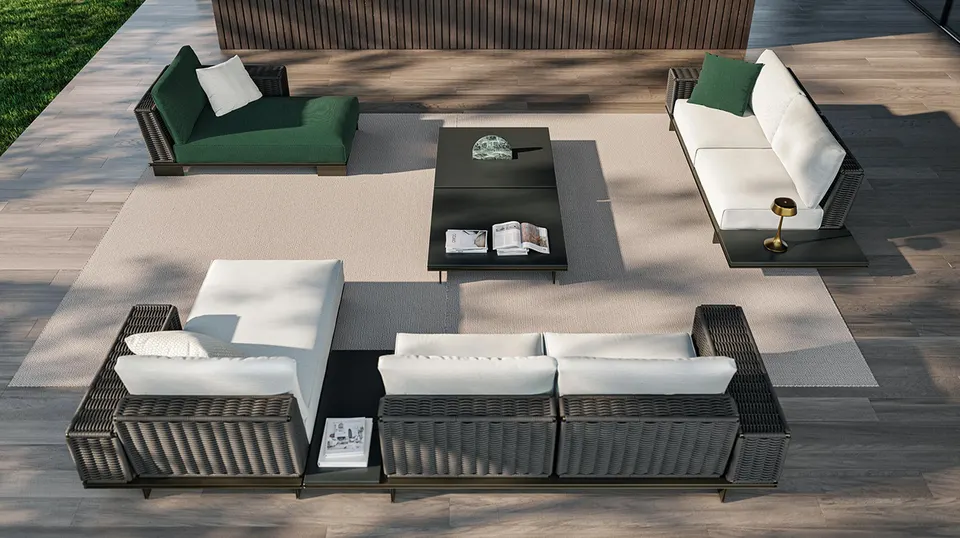 Memphis Outdoor Couchtisch — Rugiano, foto 2