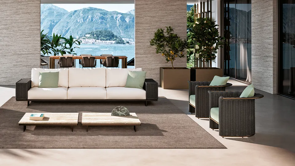 Memphis Outdoor Sofa — Rugiano