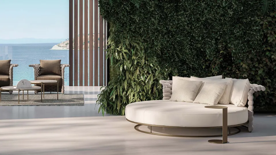 Paride Outdoor side table — Rugiano, photo 4